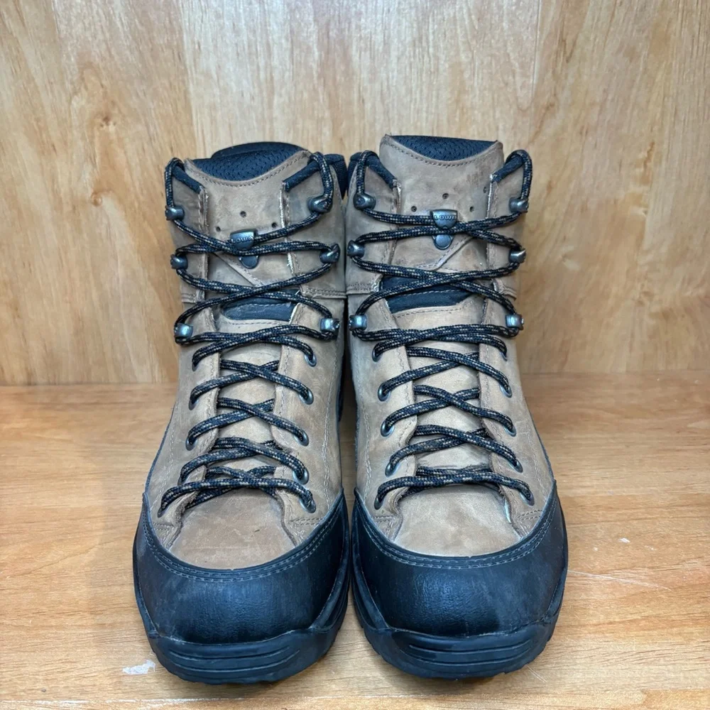 LOWA SPS Mid Women Size 9 Brown Leather Hiking Trail Boots Shoe Made In Germany - Picture 5 of 9